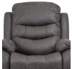 Polohovací křeslo, šedá, látka vintage, TV-4086 GREY