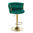 Barová židle H4 JG Zelená Zlatá