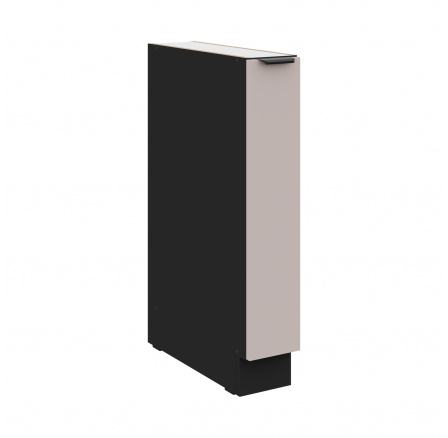 Dolní skřínka ARONA - 15 D CARGO BB, Černá mat/Kašmír Dolní skřínka ARONA - 15 D CARGO BB, Černá mat/Kašmír