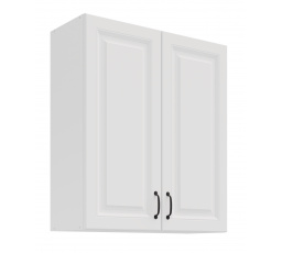Horní skřínka STILO - 80 G-90 2F, Bílá/Bílá