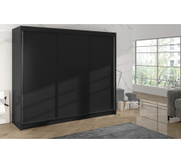 Skříň Debora II 200 - černá