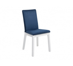 Jídelní židle HOLTEN/2, bílá TX098/TK Solar 79 blue