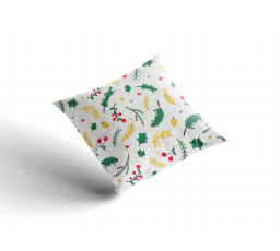 Bavlněný povlak s vánočním motivem na polštář 40x40 cm Runa