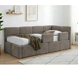 Postel EMMA 90X200 UNI, Raven Tmavě béžová 30