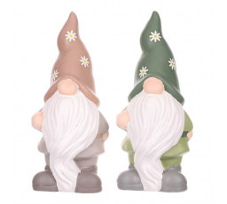 Trpaslík - keramická firgurka, mix 2 barev, cena za 1 ks