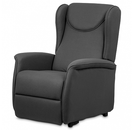 Polohovací křeslo, elektrické kabelové ovládání, šedá, látka, TV-1192 GREY2 Polohovací křeslo, elektrické kabelové ovládání, šedá, látka, TV-1192 GREY2