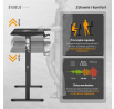 Stůl s nastavitelnou výškou X-TENSIO 1600 černý