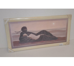 Obraz Postavy na poušti 33x70 cm
