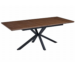 Jídelní stůl LOGAN, Ořech/Černá