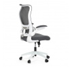 Kancelářská židle, houpací mechanismus, šedá síťovina, KA-C807 GREY