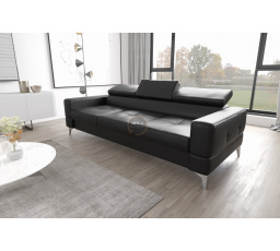 Sofa TOSCANIA III 250 cm - černá eko kůže