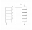 Komoda SIMPLICITY 233 Jackson Hickory 76233hl