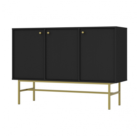 Komoda Tomila 813/3 černý grafit Komoda Tomila 813/3 černý grafit