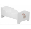 Postel s matrací AMADIS DOG 140x70 Bílá