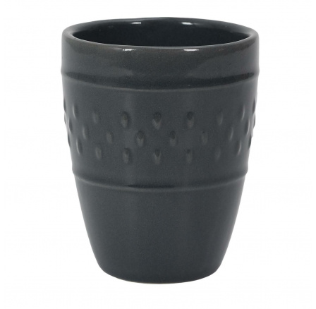 Šálek na espresso Queso 100ml šedý tmavý