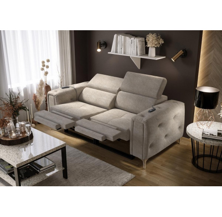 Sofa ORION II , relax 190 cm - béžová