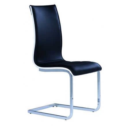 Jídelní židle H-133 černá/bílá