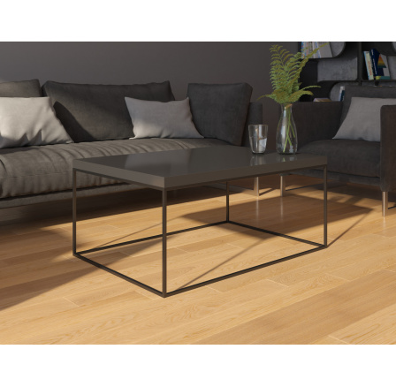 Konferenční stolek WERTIKO 100x70 Black Shine+Black Mat