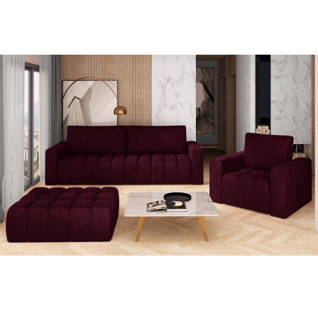 Lazaro 3+1+Puf Mat Velvet 68 125x195 1