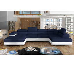 Sedací souprava ve tvaru U RODRIGO, Kronos 09 / soft 17 Pravá