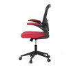 Kancelářská židle, houpací mechanismus, červená, KA-V317 RED