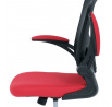 Kancelářská židle, houpací mechanismus, červená, KA-V317 RED