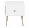 Noční stolek GETI, Bílý mat