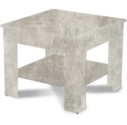 ARTUR -  konferenční stolek 67 X 67 (LAWA) - lamino - BETON SVĚTLÝ - (WB-U) (K150)