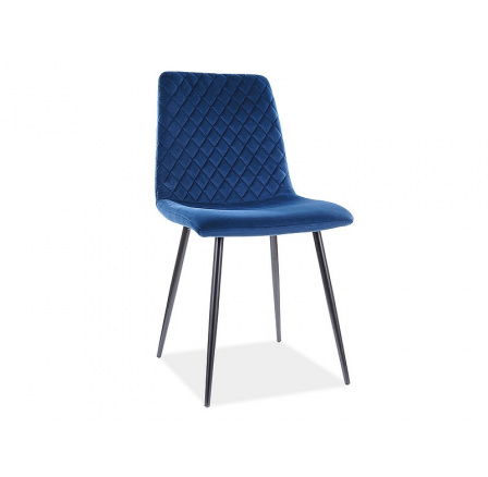 Jídelní židle IRYS Velvet, modrý Bluvel 86