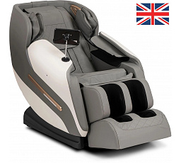 Masážní křeslo VX MAX Šedá Ekokůže Anglické Menu