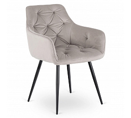 Židle MODESTO Šedá Sametová
