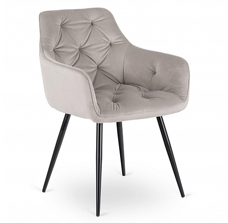 Židle MODESTO Šedá Sametová