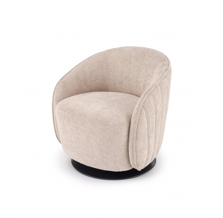 BASILIO relaxační křeslo s funkcí otáčení, cappuccino (1p=1ks)