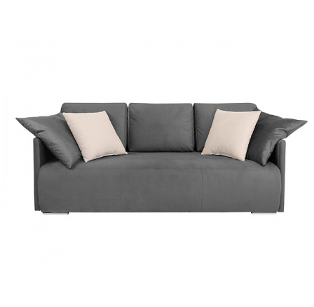 CLARC II LUX 3DL, Monoli 02 ecru (malé polštářky)/Monoli 95 grey, prošití 2680 (BRW COMFORT) (FL12-1030) CLARC II LUX 3DL, Monoli 02 ecru (malé polštářky)/Monoli 95 grey, prošití 2680 (BRW COMFORT) (FL12-1030)