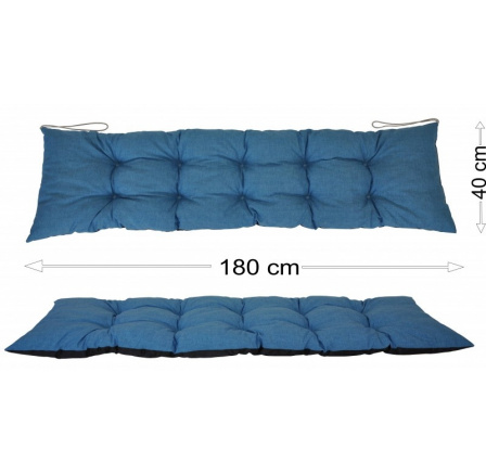 Podsedák 180x40 tyrkysový melír