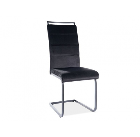 Jídelní židle H-441 Velvet, černý Aksamit 117/černý mat