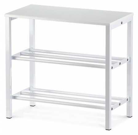 Botník, kov, bílá, 83168-42 WT