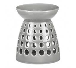 Aromalampa porcelánová, šedá barva