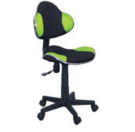 Dětská židle Q-G2 černá/zelená