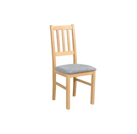 BOSANOVA 4 (BOSS 4) jídelní židle dřevo Dub gandson/látka č.17x šedá (Alfa šedá)- kolekce "DRE" (k150-E)