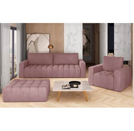 Lazaro 3+1+Puf Mat Velvet 63 125x195 1