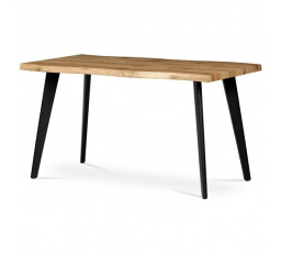 Jídelní stůl 140x80cm, mdf, divoký dub, HT-840 OAK