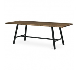 Jídelní stůl 220x90cm, masiv, ořech, HT-T1822 WAL