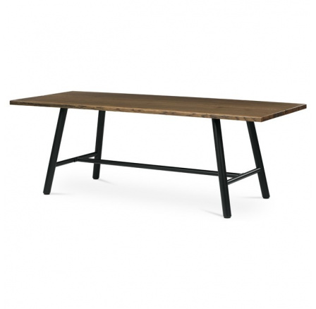 Jídelní stůl 220x90cm, masiv, ořech, HT-T1822 WAL