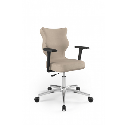 Křeslo kancelářské otočné  PERTO PLUS , Leštěný hliník Vega 26 velikost 6