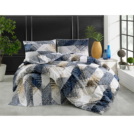 Povlak flanel Laris blue 40x40