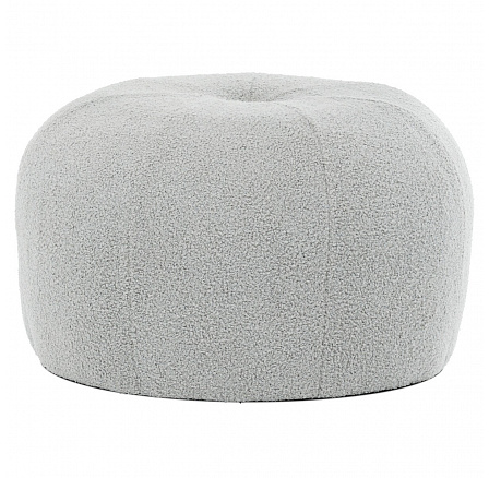 Taburet, šedá, látka bouclé, AK-307 GREY2