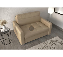 Sofa VERONA I 140 cm přírodní kůže - Béžová kůže