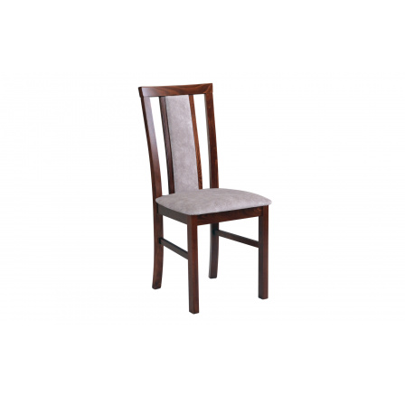 MIA 7 (MILANO 7)- jídelní židle ořech/světle šedá 18A -kolekce "DRE"  (K150-Z)