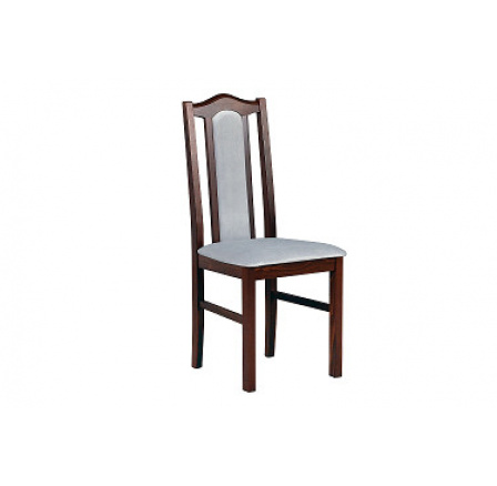 BOSANOVA 2 (BOSS 2)- jídelní židle - ořech / látka světle šedá č.16X - kolekce "DRE" (K150-Z)